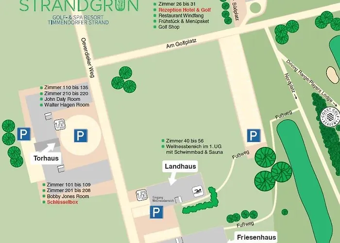 מלון Strandgruen Golf- & 3*